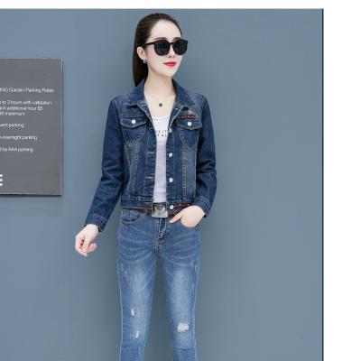 ÁO KHOÁC JEAN FORM NGẮN PHỐI VIỀN SỌC THỜI TRANG - NK318